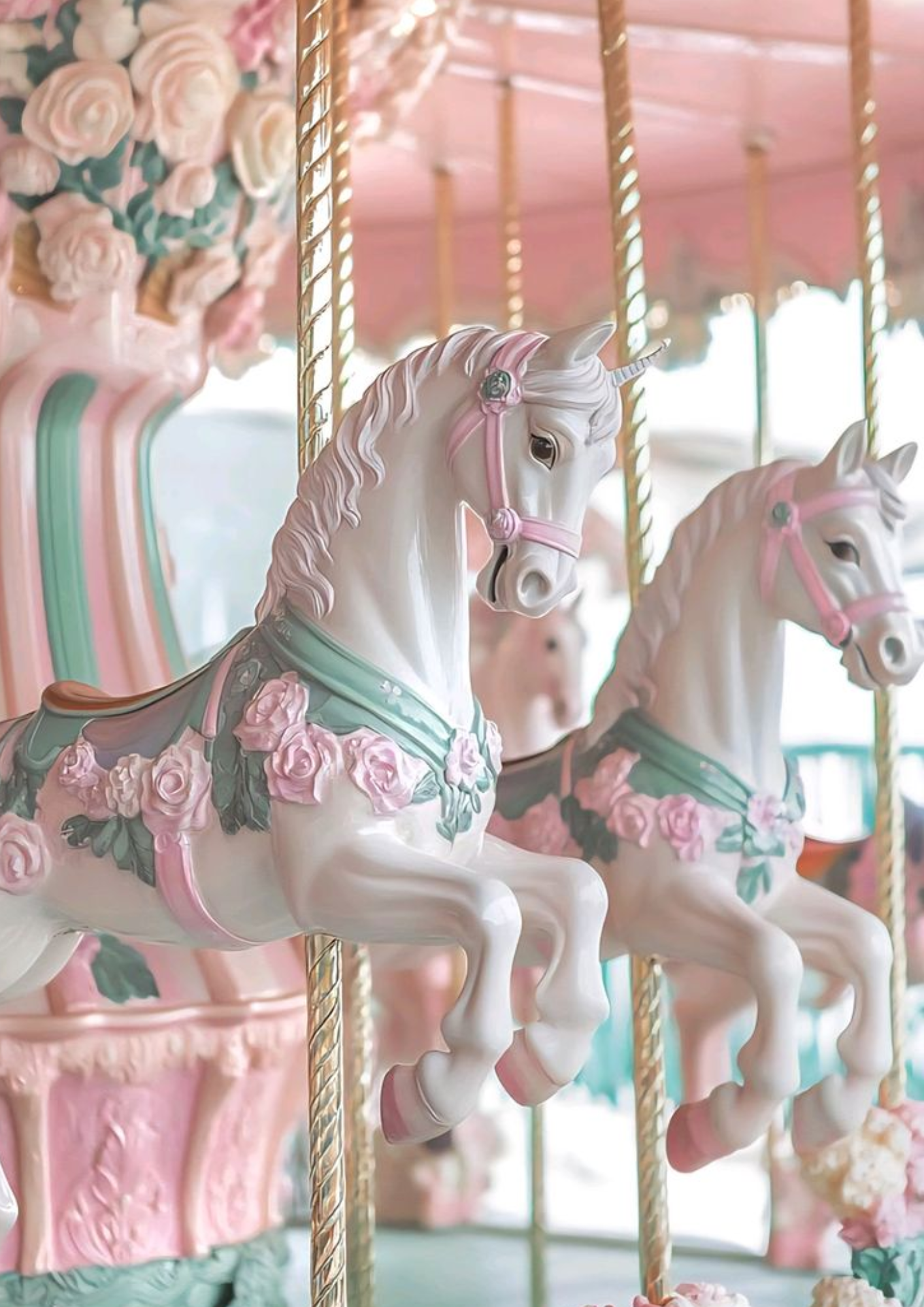 Oblea Comestible Carrusel para Tarta – Decoración Infantil Papel de Azúcar