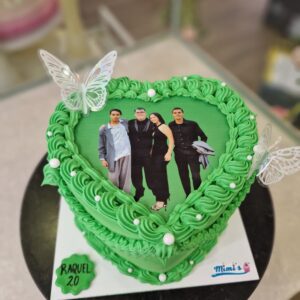 Tarta Elegante Vintage con Foto