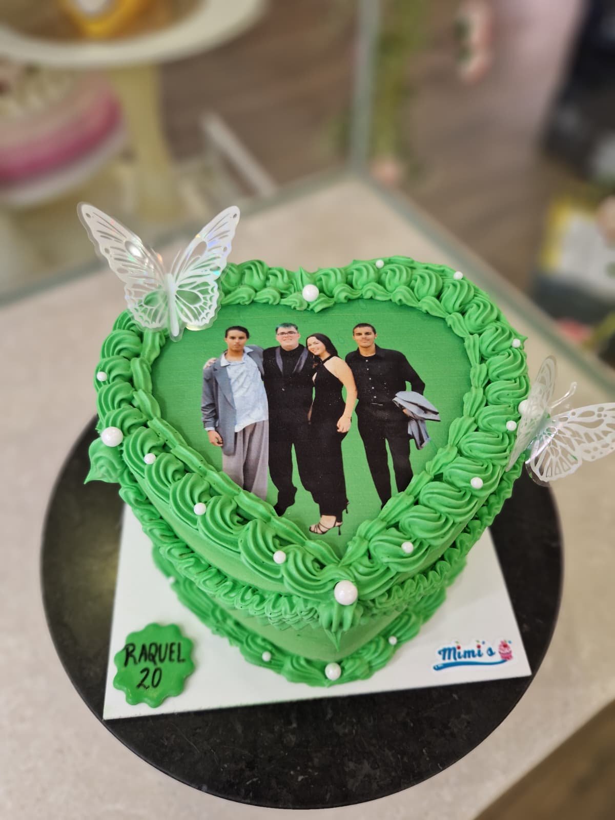 Tarta Elegante Vintage con Foto