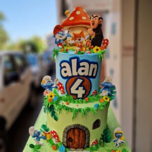 Tarta Pitufos