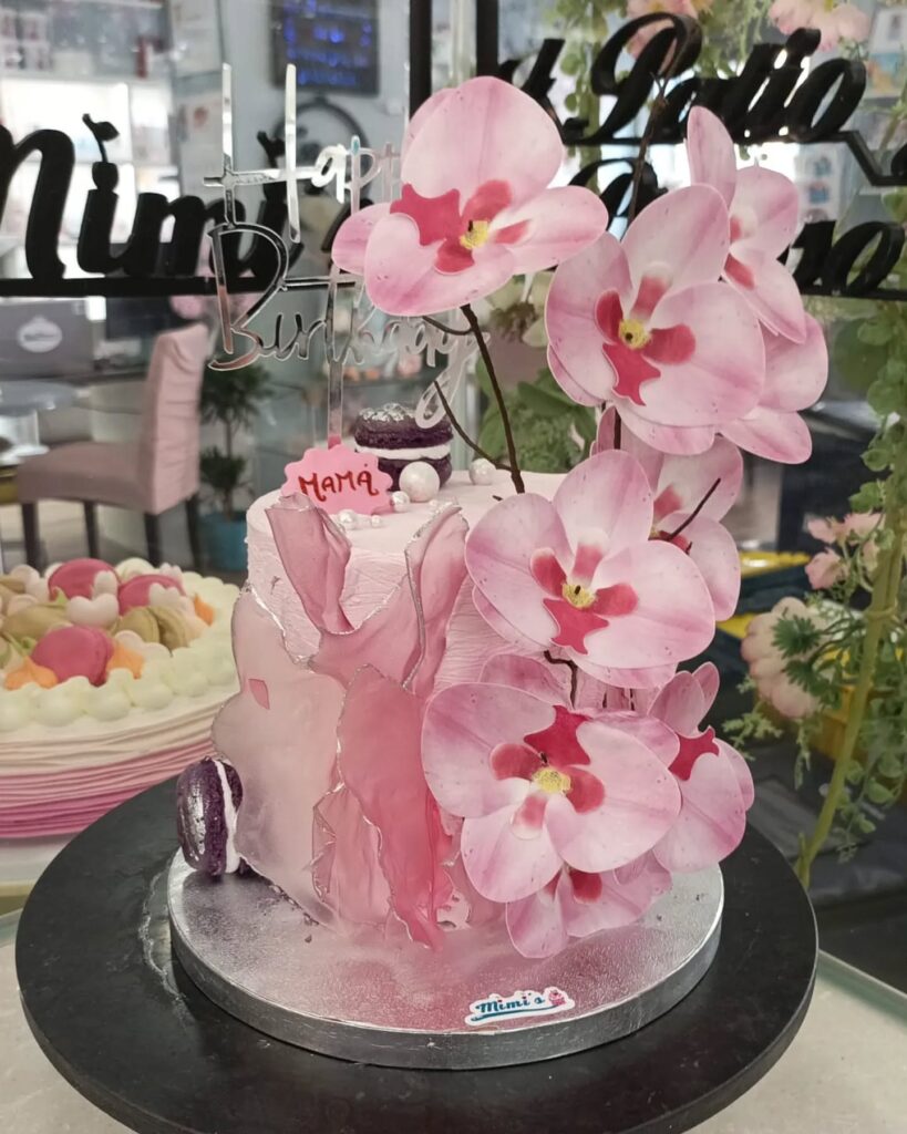 TARTA ORQUIDEAS
