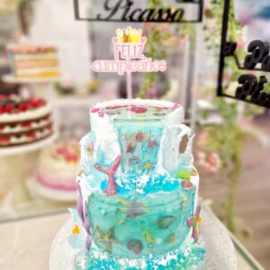 Tartas Cumpleaños Oceano Sirenita Mar