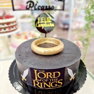 Tarta Cumpleaños El Señor de los Anillos "The Lord Of The Rings"