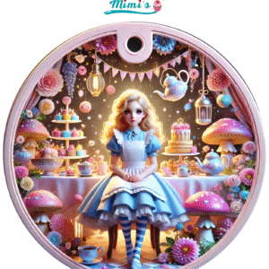 Oblea Personalizada Comestible similar a Alicia en el Pais de las Maravillas