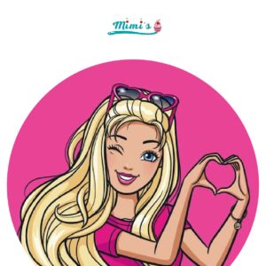 Glamour en Cada Bocado: Obleas Comestible de Barbie