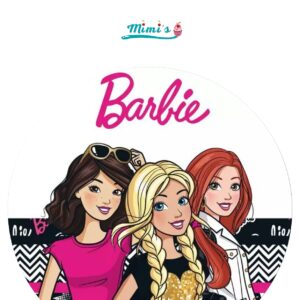 obleas comestibles Barbie. Decoracion para tartas con impresion comestible