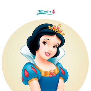 Oblea Comestible Blancanieves, Disney, 20cm x 20cm