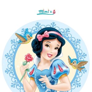 Blancanieves, impresión en oblea comestible