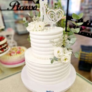 Tarta Boda Elegante bodaFlores