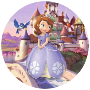 Deléitate con el sabor de la magia real: Obleas temáticas de Princesa Sofía