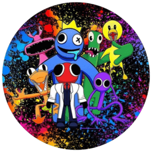 ¡Colores y sabores mágicos con nuestras obleas temáticas de Rainbow Friends!