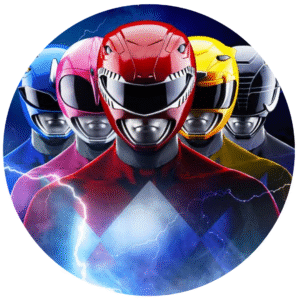 Descubre el sabor heroico con nuestras obleas comestibles temáticas de Power Rangers