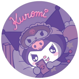 Embárcate en un festín rebelde con nuestras obleas de Kuromi