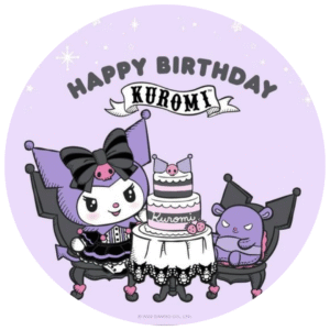 Haz que tus momentos sean tan únicos como Kuromi con nuestras obleas