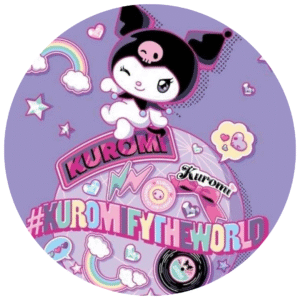Deléitate con el sabor rebelde: Obleas temáticas de Kuromi