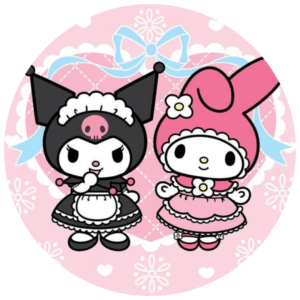 ¡Dúo deliciosamente encantador! Obleas temáticas de Kuromi y My Melody