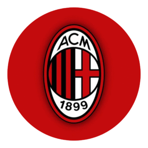 Milan A.C: Oblea Comestible Futbol Italia