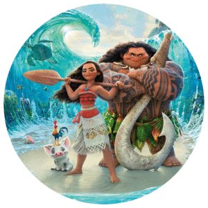Explora la isla de los sabores con nuestras obleas comestibles inspiradas en Vaiana