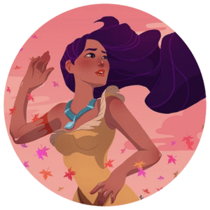 ¡Haz que tus momentos sean tan libres como el viento con nuestras obleas comestibles de Pocahontas!
