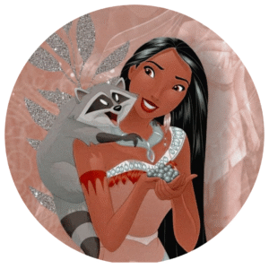 Celebra la conexión con la tierra y la amistad con nuestras obleas comestibles de Pocahontas