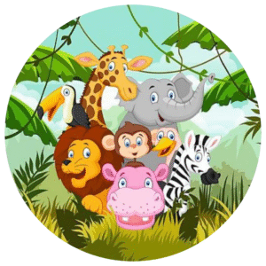 Aventura Salvaje: Obleas Comestibles Jungla Safari para Pequeños Exploradores