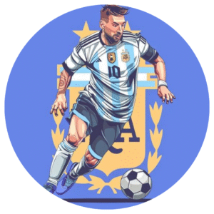 El corazón del fútbol argentino: Obleas Comestibles AFA Messi