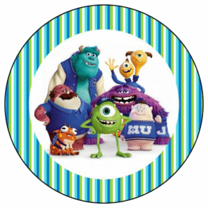 Obleas Comestibles de Monster Inc para Pequeños y Grandes