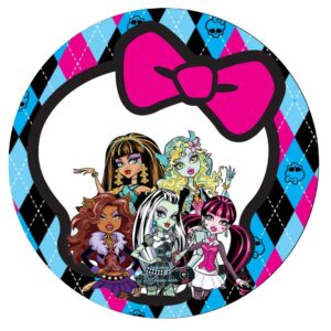Bocados de Moda y Monstruosidad: Obleas Comestibles para una Fiesta Escandalosamente Elegante con Monster High