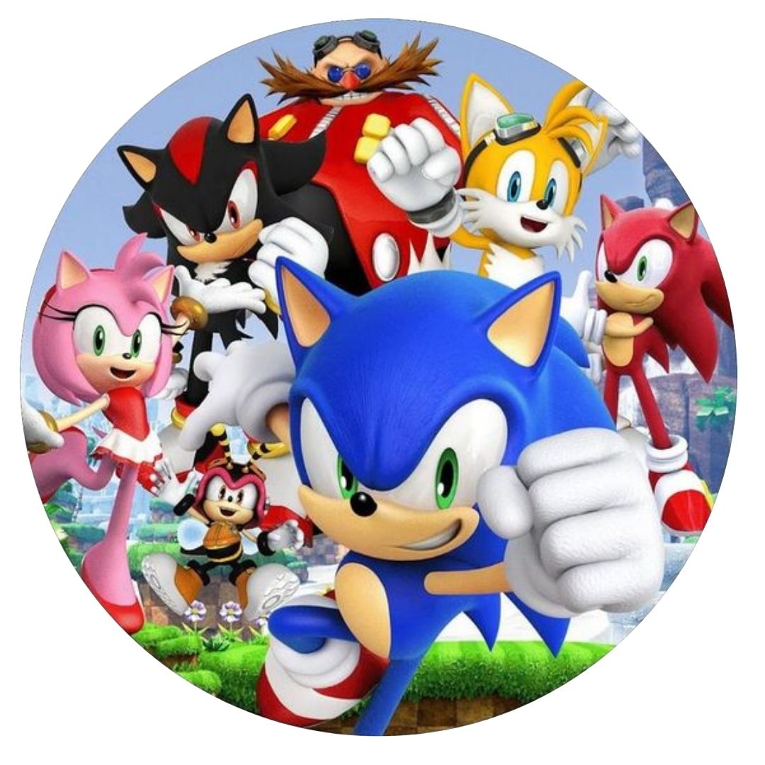 oblea comestible sonic ideal para decorar tartas!!