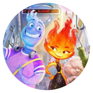 Obleas Comestibles Inspiradas en la Película Elemental