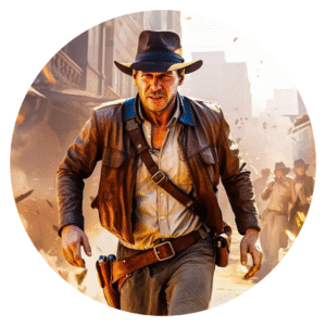 Indiana Jones Oblea Comestible ideal para decorar tartas