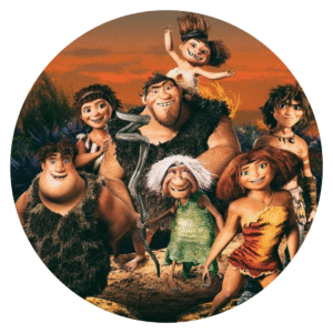 Delicias en el Valle de los Croods: Obleas Comestibles para Cumpleaños