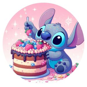 Sabor a Travesuras: Obleas Comestibles para un Festín Divertido con Stitch