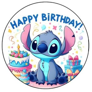 Saborea la Diversión: Obleas Comestibles para Momentos de Pura Alegría con Stitch