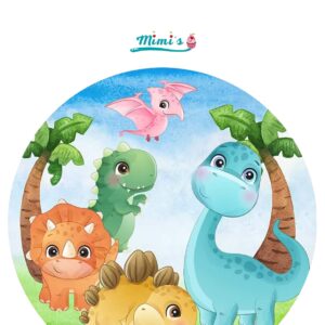 Dulce Era de los Dinosaurios: Obleas Comestibles que Hacen Rugir tu Cumpleaños