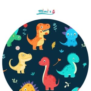 Sabores Jurásicos: Obleas Comestibles que Transportan tu Fiesta al Mundo de los Dinosaurios
