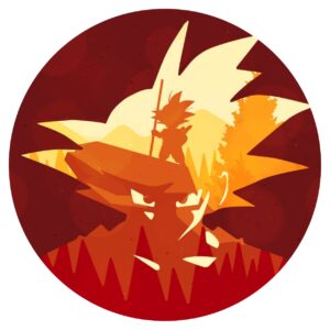 Oblea Super Saiyan: ¡Despierta al Guerrero en Ti! Tamaño 20cm x 20cm