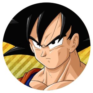 ¡Celebra con Estilo Saiyan! Oblea Dragon Ball Z para Tartas: Una Explosión de Sabor Épico