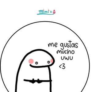 Oblea Comestible Flork: Me gustas Mucho