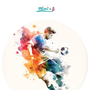 Oblea Comestible Futbol 20cmx20cm