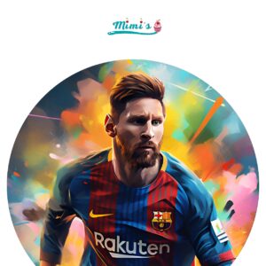 oblea futbol ideal para decoracion de tartas 20cmx20cm