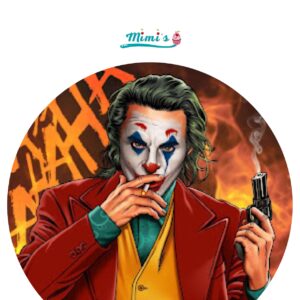 Delicias en Ciudad Gótica: Obleas Comestibles que Hacen Brillar tus Creaciones con la Locura del Guasón