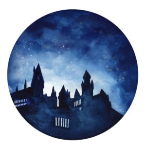 Impresión Oblea Comestible temática Harry Potter, tamaño 20 cm, multicolor