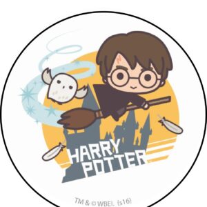 Obleas Mágicas Harry Potter y Hedwing : Hechiza tus Sentidos con Nuestros Diseños Impresos, 20 cm