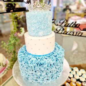 Tarta Cumpleaños Princesa Corona 15 años