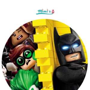 ¡"La Fiesta Más Épica: Obleas Comestibles LEGO Batman!"