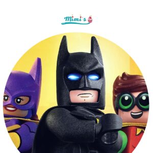 ¡"Aventura y Dulzura: Obleas Comestibles LEGO Batman para Construir tus Momentos Golosos!"