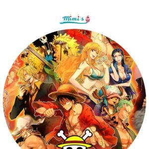 Obleas Comestibles One Piece para Cumpleaños Llenos de Aventura