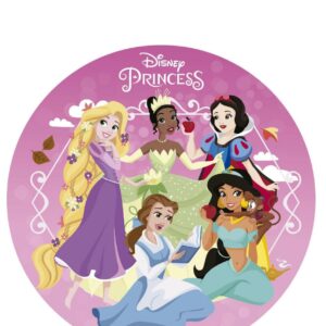 Oblea Comestible, Princesas Disney, 20 cm x 20cm