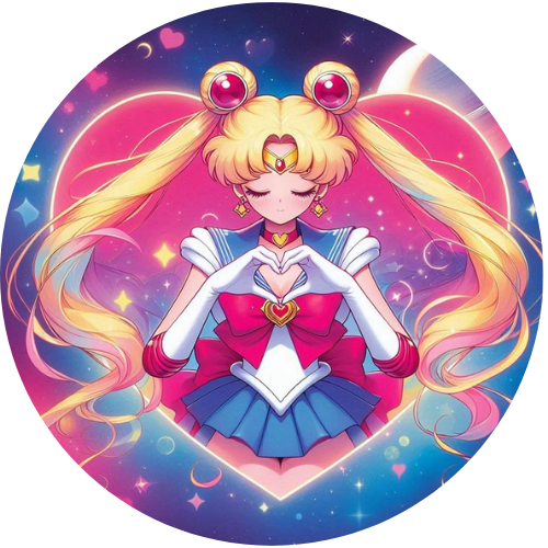 Oblea Comestible compatible con Sailor Moon, ideal para tartas y pasteles